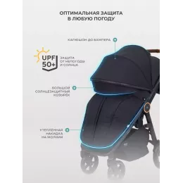 Коляска прогулочная Mowbaby Trail 2025 Black