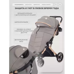 Коляска прогулочная Rant Basic Vortex Beige