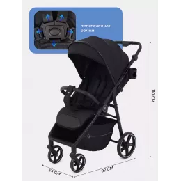 Коляска прогулочная Rant Volt 2025 Black