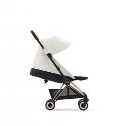 Купить прогулочную коляску Cybex Coya, в цвете Off White (шасси Rose Gold)