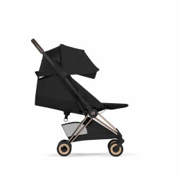 Прогулочная коляска Cybex Coya Style, в цвете Sepia Black (шасси Rose Gold)