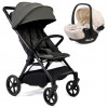 Прогулочная коляска Peppy Vigo с автокреслом Verona Beige Antrazit антрацит