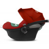 Коляска Cybex Coya Matt Black Frame Aton S2 i-Size Hibiscus Red Leaf Green с дождевиком и бампером
