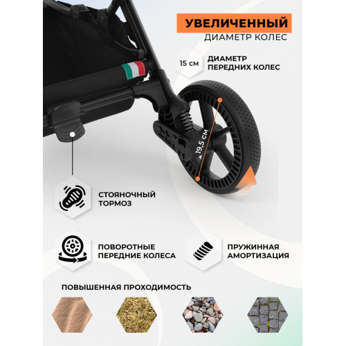 Прогулочная коляска Sweet Baby Aura Plus Basic SBL 427576 Rose