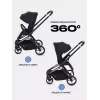 Коляска прогулочная Mowbaby Finch Black
