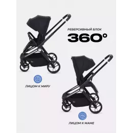 Коляска прогулочная Mowbaby Finch Black