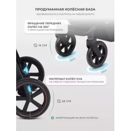 Коляска прогулочная Mowbaby Trail 2025 Graphite