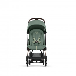 Купить прогулочную коляску Cybex Coya, в цвете Leaf Green (шасси Rose Gold)