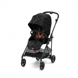 Купить прогулочную коляску Cybex Melio, в цвете Street Real Black (Fashion Collections)