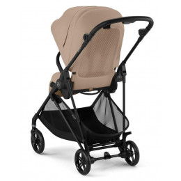 Прогулочная коляска Cybex Melio Carbon New Almond Beige с дождевиком