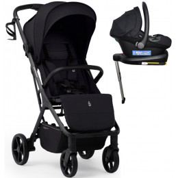 Прогулочная коляска Sweet Baby Aura Plus Basic SBL + автокресло Elegante Plus с базой i-Size ISOFIX DK780 Black