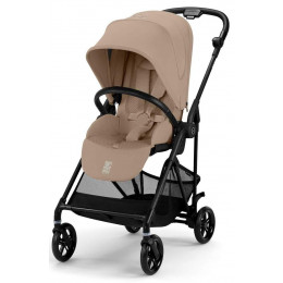 Прогулочная коляска Cybex Melio Carbon New Almond Beige с дождевиком