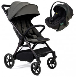 Прогулочная коляска Peppy Vigo с автокреслом Jet Black Antrazit антрацит