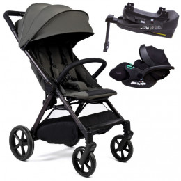 Прогулочная коляска Peppy Vigo с автокреслом Verona Black и базой Antrazit антрацит