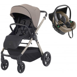 Прогулочная коляска Espiro Only Way 2026 и автокресло Pi Beige 529 sahara beige