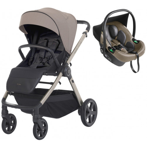 Прогулочная коляска Espiro Only Way 2026 и автокресло Pi Beige 529 sahara beige