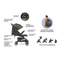 Прогулочная коляска Peg Perego Volo True Black