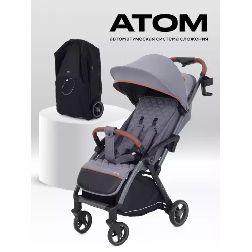 Коляска прогулочная Mowbaby Atom Grey