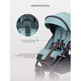 Коляска прогулочная Mowbaby Trail 2025 Green