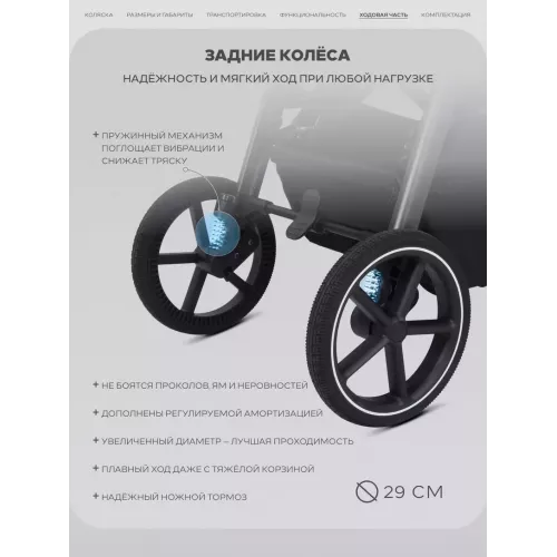 Коляска прогулочная Rant Caspia Soft 2026 Graphite