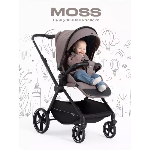 Коляска прогулочная Rant Moss 2025 Coffee