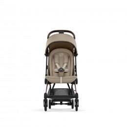 Купить прогулочную коляску Cybex Coya, в цвете Cozy Beige (шасси Rose Gold)
