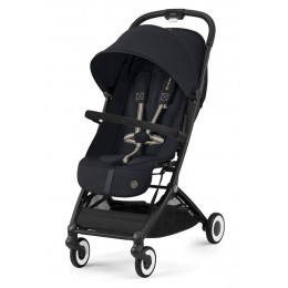 Прогулочная коляска Cybex Orfeo BLK Magic Black с дождевиком и бампером