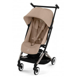 Прогулочная коляска Cybex Libelle TPE New Almond Beige с дождевиком и бампером