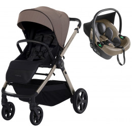 Прогулочная коляска Espiro Only Way 2026 и автокресло Pi Beige 508 nude brown