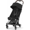 Коляска прогулочная Cybex Coya шасси Chrome Brown, Sepia Black (Черный)