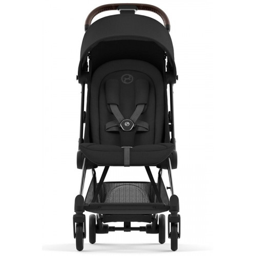 Коляска прогулочная Cybex Coya шасси Chrome Brown, Sepia Black (Черный)