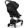 Коляска прогулочная Cybex Coya шасси Chrome Brown, Sepia Black (Черный)