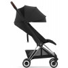Коляска прогулочная Cybex Coya шасси Chrome Brown, Sepia Black (Черный)