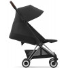 Коляска прогулочная Cybex Coya шасси Chrome Brown, Sepia Black (Черный)