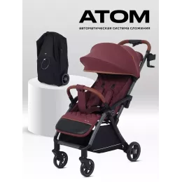 Коляска прогулочная Mowbaby Atom Cherry