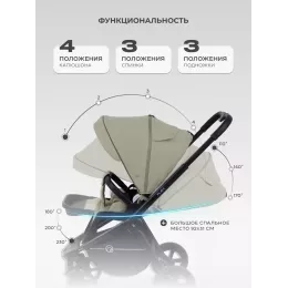 Коляска прогулочная Rant Flex 2025 RA078 Light green