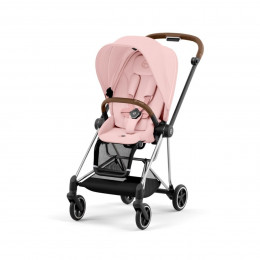 Купить прогулочную коляску Cybex Mios III, в цвете Peach Pink (шасси Chrome Brown)