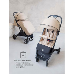 Прогулочная коляска AmaroBaby Airy бежевый