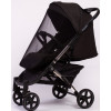 Прогулочная коляска Peppy Polo 2.0 Silver black хром рама, сумка