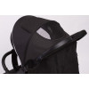 Прогулочная коляска Peppy Polo 2.0 Silver black хром рама, сумка