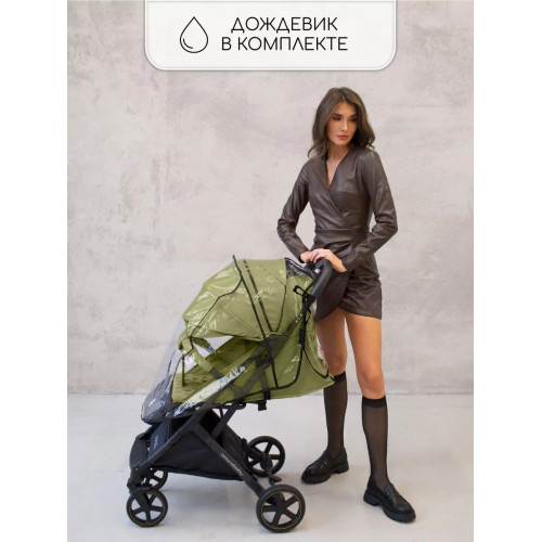 Прогулочная коляска AmaroBaby Airy оливковый