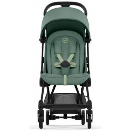 Коляска Cybex Coya Matt Black Frame Aton B2 i-Size Volcano Black Leaf Green с дождевиком и бампером