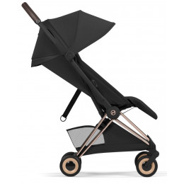 Прогулочная коляска Cybex Coya Style Rosegold Sepia Black с дождевиком