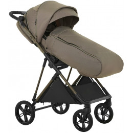 Детская прогулочная коляска Pituso Carbon RX c автокреслом Baesa Pro Black Tuareg Beige/рама carbon gold
