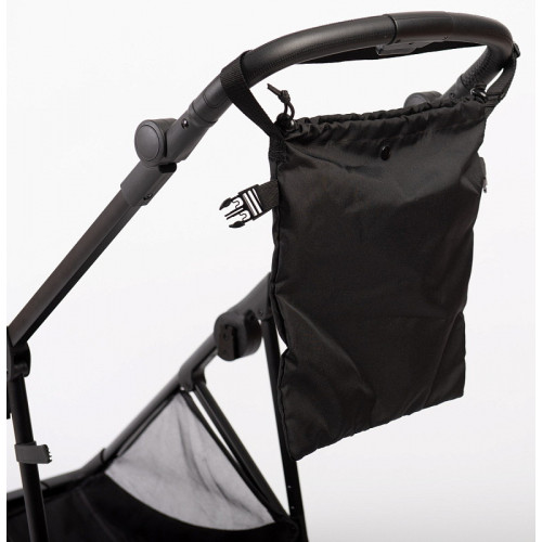 Прогулочная коляска Peppy Amici с автокреслом Rise Milk Black рама Black