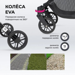 Kоляска детская прогулочная Farfello Comfy Go Comfort 2025 CG-013,оливковый