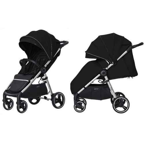 Коляска прогулочная Carrello Pulse CRL-5507 / 2024, Leather Black (Черный)