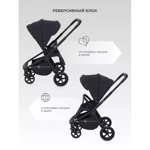 Коляска прогулочная Rant Flex 2025 RA078 Black