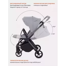 Коляска прогулочная Rant Golf Classic grey