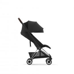 Купить прогулочную коляску Cybex Coya , в цвете Sepia Black (шасси Chrome Brown)